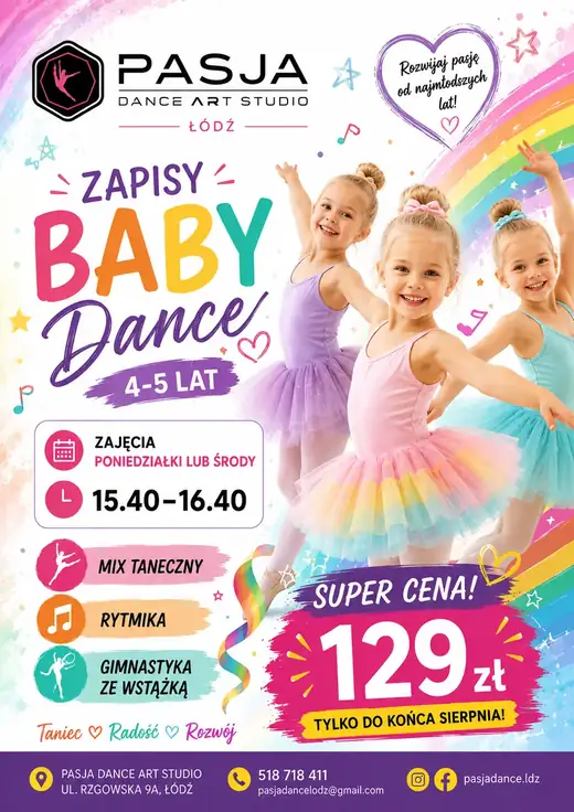 Zapisy: Baby Dance 4-5 lat