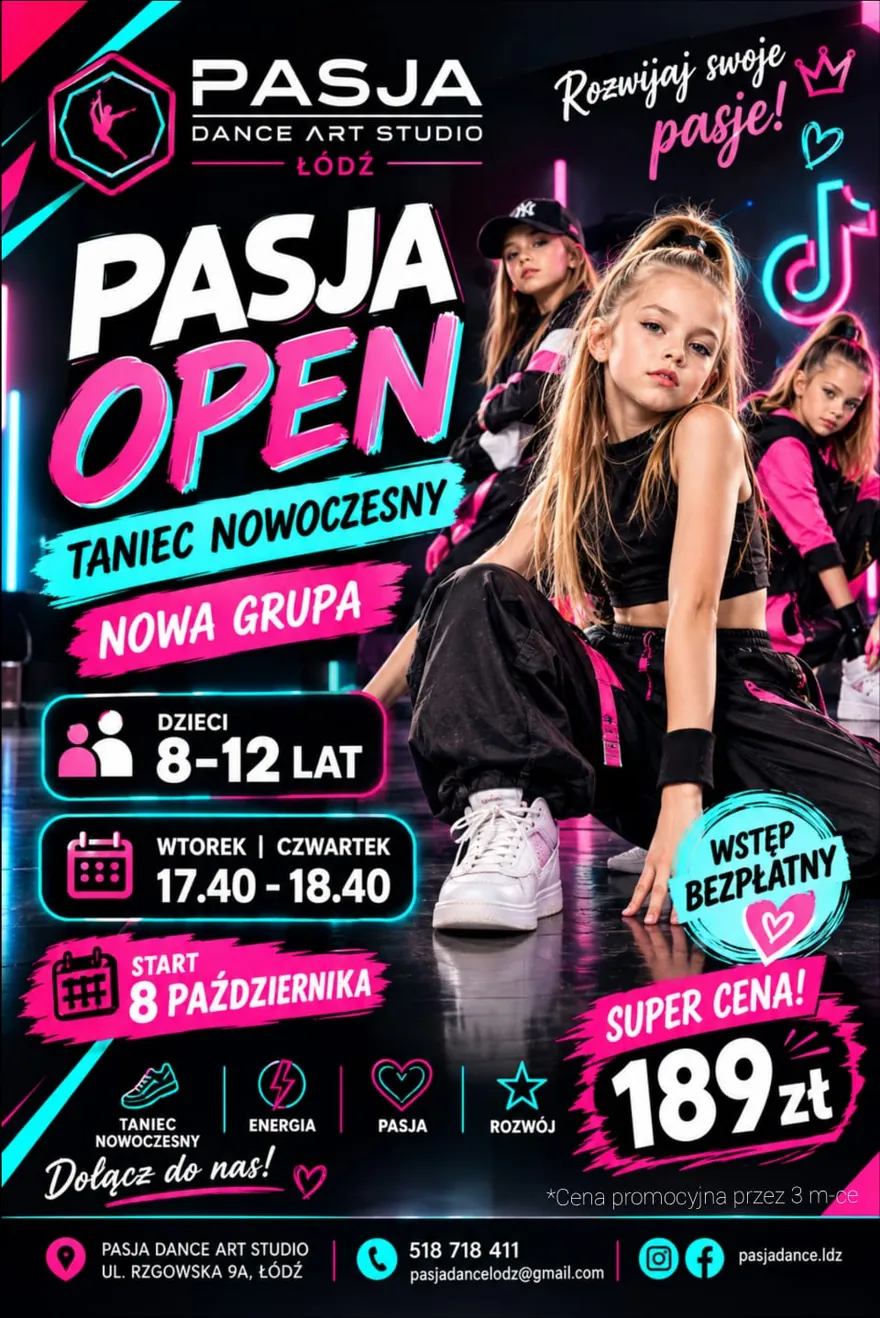 Pasja Open — nowa grupa tańca nowoczesnego